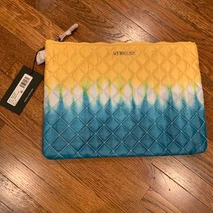 NWT MZ Wallace Metro Pouch in Daffodil Tie Dye